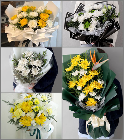 广东广州市番禺区市桥街道侨联社区白事花束代送